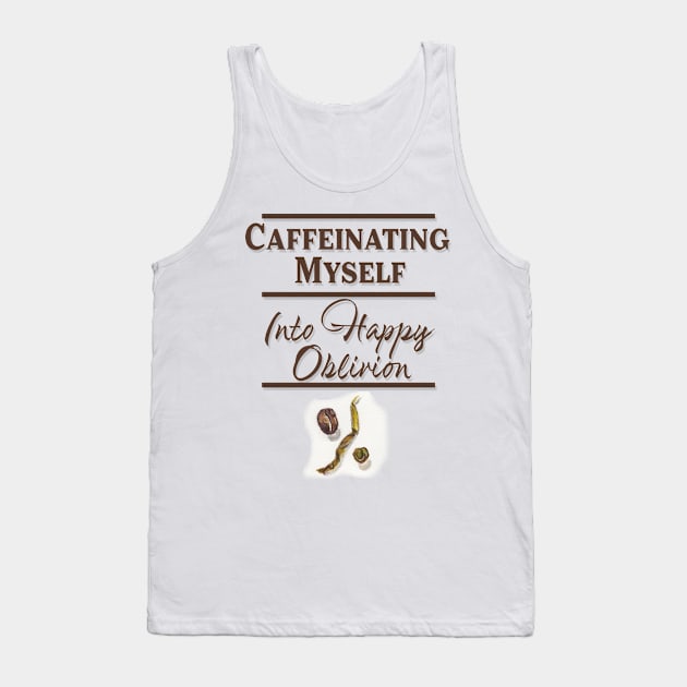 Caffeinating Myself (block) Tank Top by ncmckinney